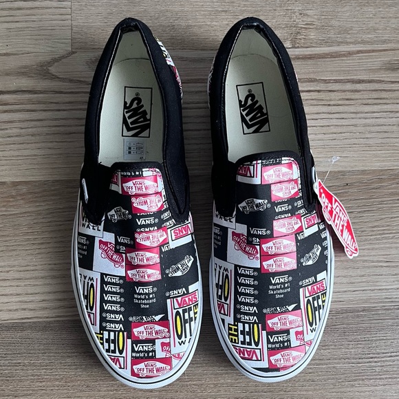 Logo’d Slip-On Vans - Picture 2 of 5